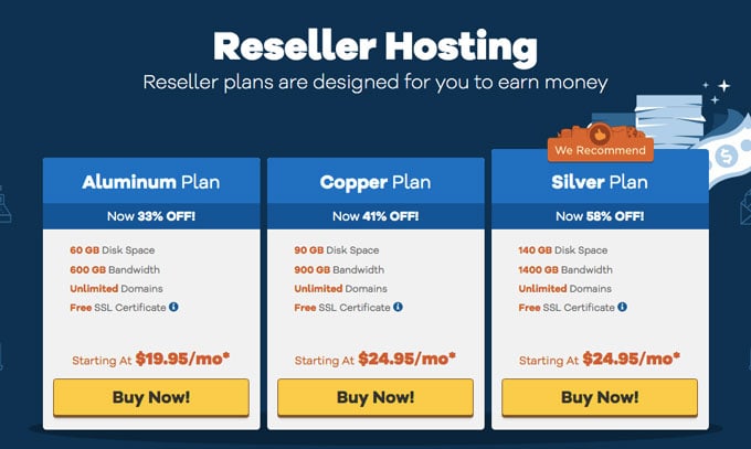 Hostgator reseller plans