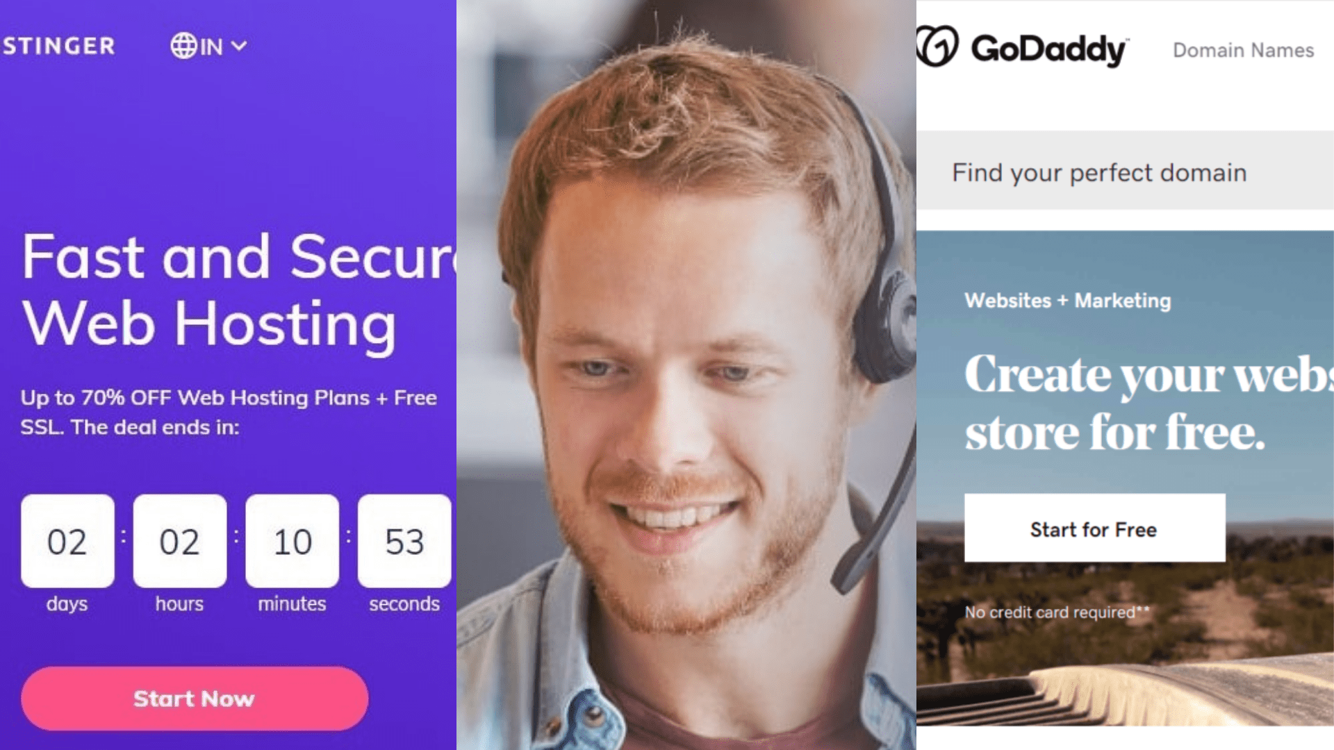 Bluehost Vs. Hostinger Vs. GoDaddy