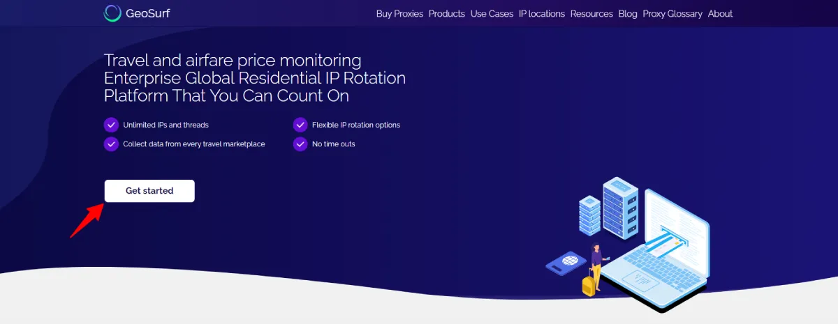 geosurf proxies for travel fare aggregation