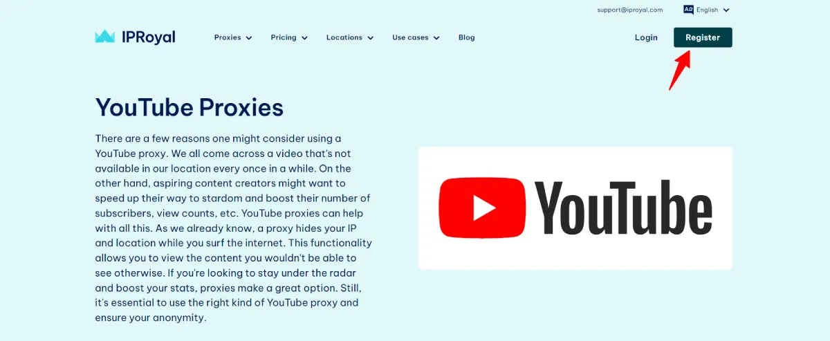 iproyal youtube proxies
