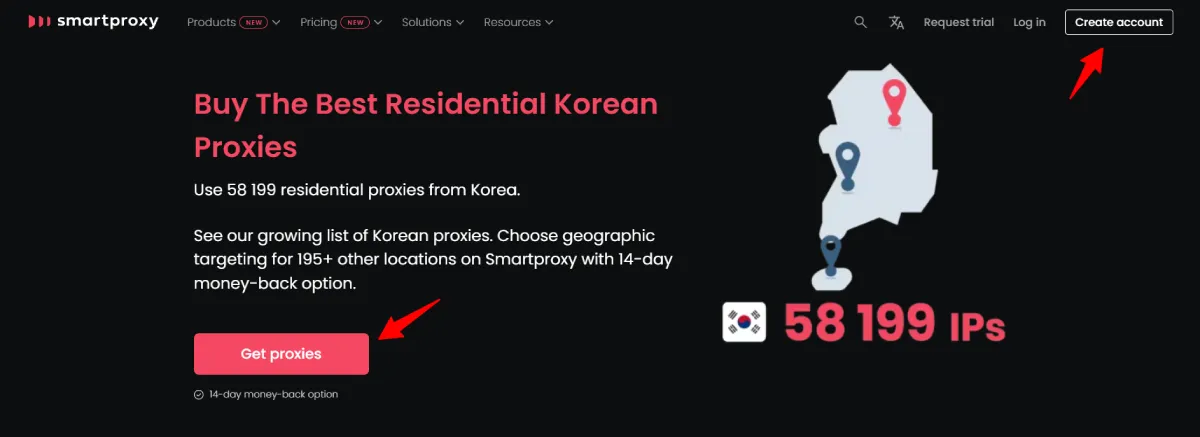 smartproxy korean proxies