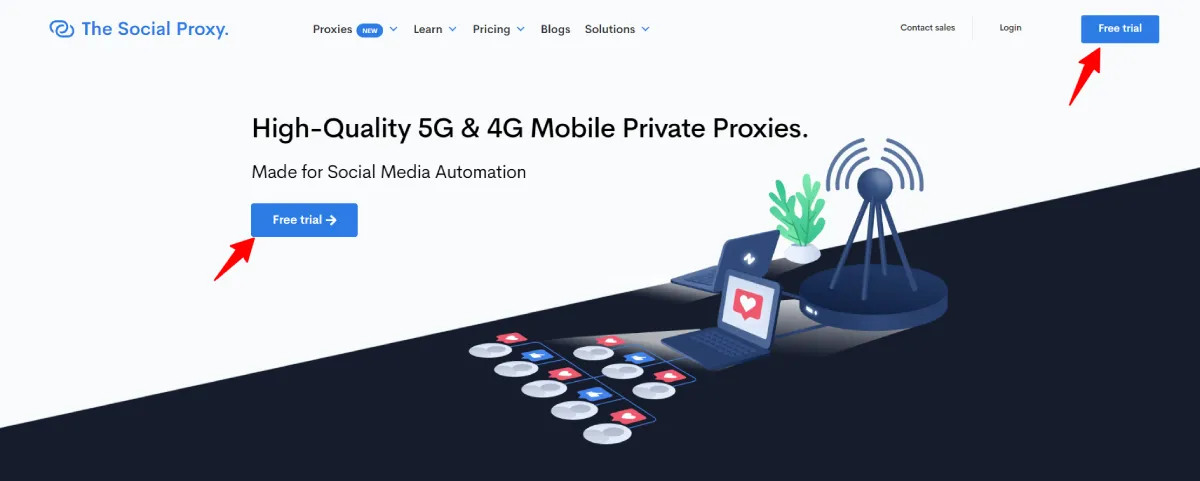 the social proxy 4g & 5g proxies